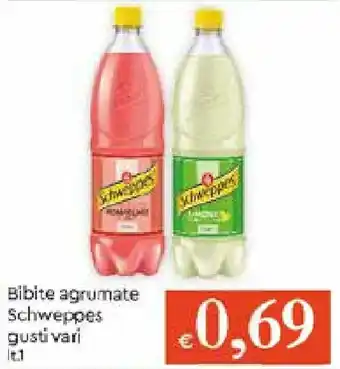 IperFamila Schweppes Bibite agrumate gusti vari 1lt offerta