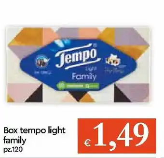 IperFamila Tempo Box light family 120 pz offerta