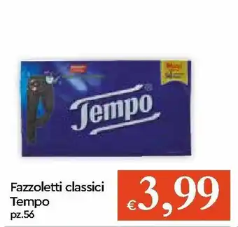 IperFamila Tempo Fazzoletti classici 56 pz offerta
