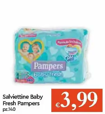IperFamila Pampers Baby Fresh Salviettine 140pz. offerta