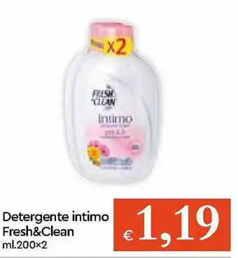 IperFamila Fresh & Clean Detergente intimo 200ml x 2 offerta