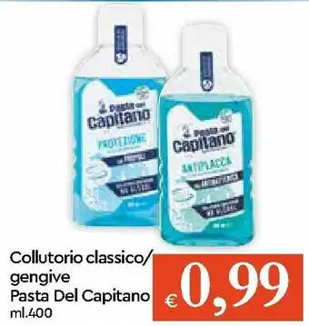 Pasta del Capitano Collutorio classico/gengive 400ml