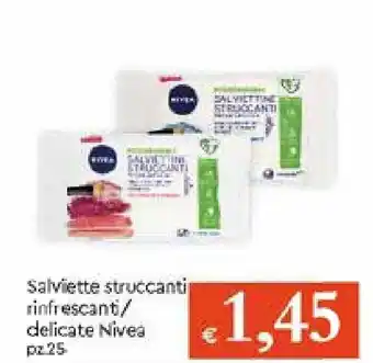 IperFamila Nivea Salviette struccanti rinfrescanti/delicate 25 pz offerta
