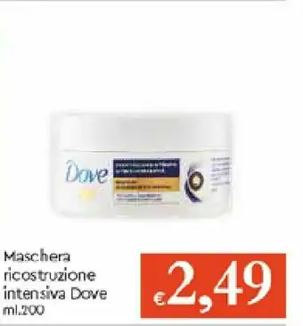 IperFamila Dove Maschera ricostruzione intensiva 200ml offerta