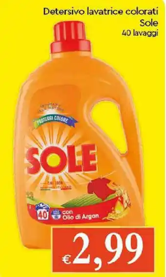 IperFamila Sole Detersivo lavatrice colorati 40 lavaggi offerta