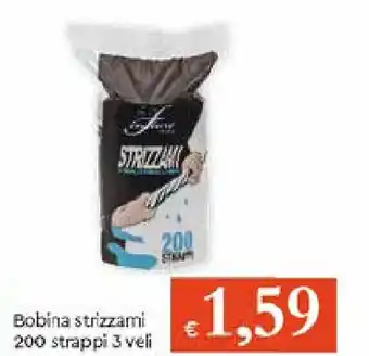 IperFamila Bobina strizzami 200 strappi 3 veli offerta