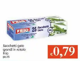 IperFamila Frio Sacchetti gelo grandi in rotolo 25pz offerta