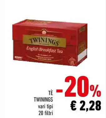 Conad Tè twinings offerta