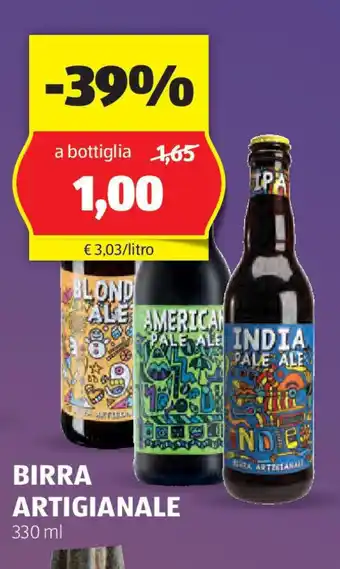 ALDI Birra artigianale offerta