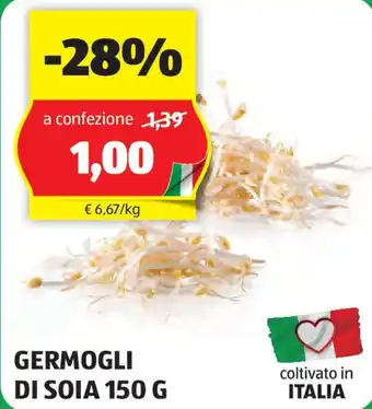 ALDI Germogli di soia offerta