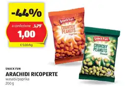 ALDI Snack fun arachidi ricoperte offerta