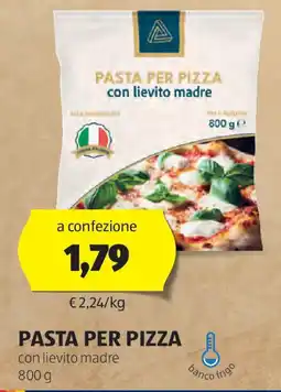 ALDI PASTA PER PIZZA con lievito madre offerta