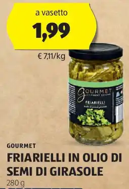 ALDI Gourmet friarielli in olio di semi di girasole offerta