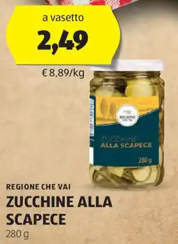 ALDI Regione che vai zucchine alla scapece offerta