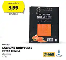 ALDI Gourmet salmone norvegese fetta lunga offerta