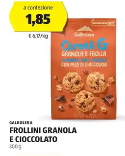 ALDI Galbusera frollini granola e cioccolato offerta