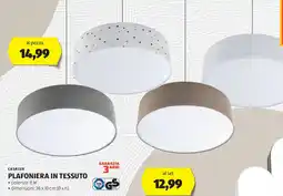 ALDI Casalux plafoniera in tessuto offerta