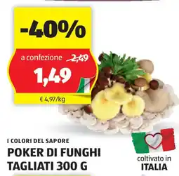 ALDI I colori del sapore poker di funghi tagliati offerta