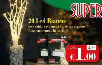 Galassia 20 Led Bianco offerta