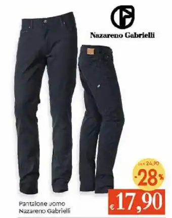 Galassia Pantalone uomo Nazareno Garielli offerta