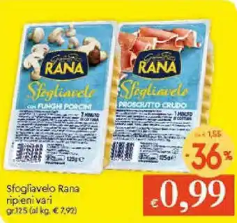 Galassia Rana Sfogliavelo ripieni vari 125gr. offerta
