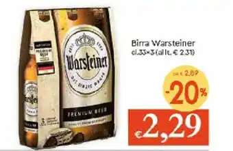 Galassia Birra Warsteiner 33cl. x 3 offerta