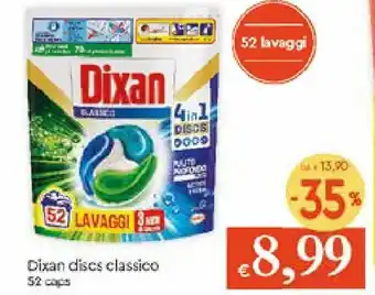 Galassia Dixan Discs Classico 52 caps offerta