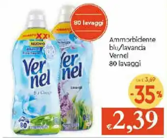 Galassia Vernel Ammorbidente blu/lavancia 80 lavaggi offerta