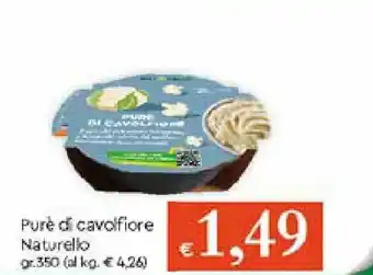 Galassia Purè di Cavolfiore Naturello 350gr offerta
