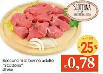 Galassia "Scottona" Bocconcini di bovino adulto offerta