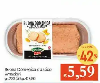 Galassia Amadori Buona Domerica classico 700gr offerta