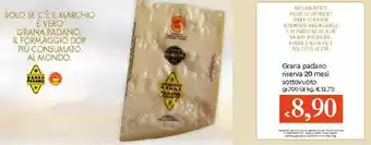 Galassia Grana padano riserva 20 mesi sottovuotto 700gr. offerta
