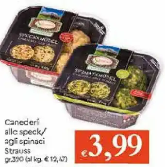 Canederli allo speck/agli spinaci Strauss 320gr