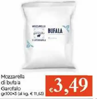 Galassia Garofalo Mozzarella di bufala 100gr x 3 offerta