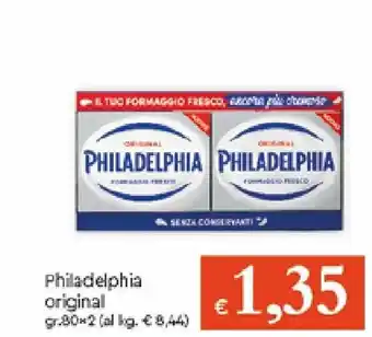 Galassia Philadelphia original 80gr x 2 offerta