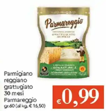Galassia Parmareggio Parmigiano reggiano grattugiato 30 mesi 60gr offerta