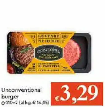 Galassia Unconventional Burger 2x110gr offerta