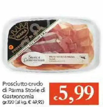 Galassia Prosciutto crudo di Parma Storie di Gastronomia 120gr offerta
