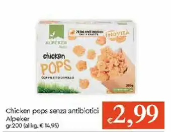 Alpeker Chicken pops senza antibiotici 200g