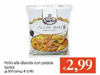 Galassia Sartor Pollo alla diavola con patate 500g offerta
