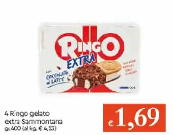 Galassia 4 Ringo gelato extra Sammontana 400g offerta