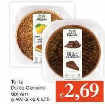Galassia Torta Dolce Genuino tipi vari 400g offerta