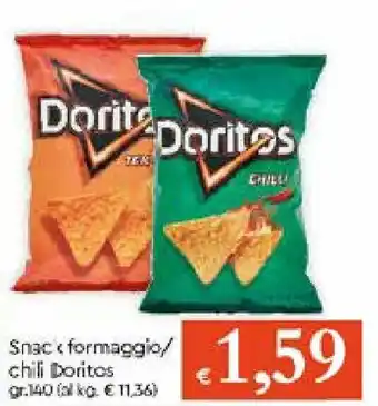 Doritos Snack formaggio/chili 140g