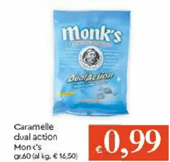 Galassia Monk's Caramelle dual action 60g offerta