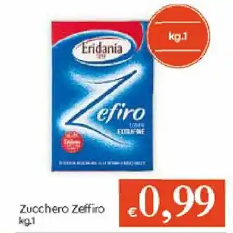 Galassia Eridania Zucchero Zeffiro 1kg offerta