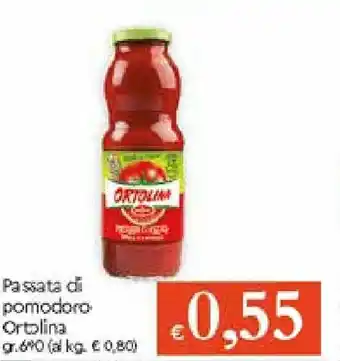 Galassia Ortolina Passara di Pomodoro 600gr offerta