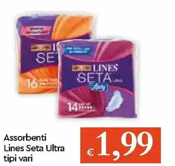 Galassia Lines Seta Ultra Assorbenti tipi vari offerta