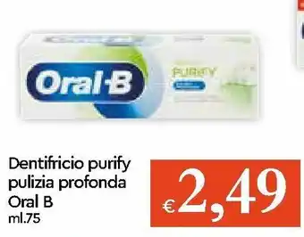 Oral B Dentifricio Purify Pulizia Profonda 75ml
