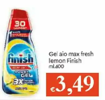 Galassia Finish Gel aio max fresh lemon 600ml offerta