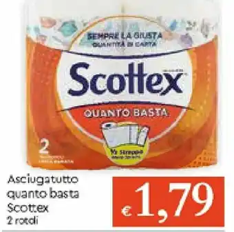 Galassia Scottex Asciugatutto Quanto Basta 2 rotoli offerta